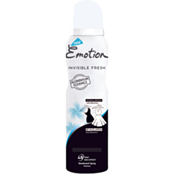 Sprey Dezodorant Qadınlar Üçün Emotion Black & White Invisible Fresh 150 ml