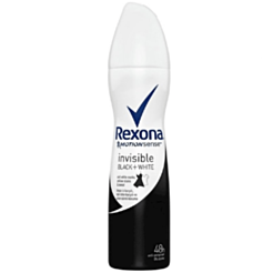 Sprey Dezodorant Qadınlar Üçün Rexona Invisible Black & White 48H 150 ml