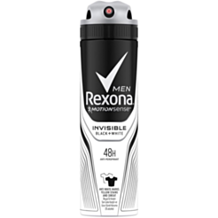 Дезодорант-спрей для мужчин Rexona Invisible Black White 150 мл