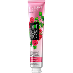 Əl Kremi Eveline I Love Vegan Food Qoruyucu Moruq Və Keşniş 50 ml