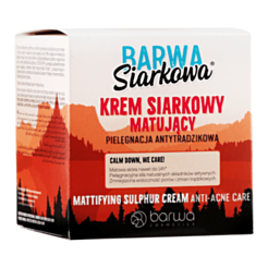 Üz Kremi Barwa Sulphur Matlaşdırıcı Anti Akne 50 gr