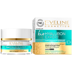 Üz Kremi Eveline Bio Hyaluron Expert Nəmləndirici 40+ 50 ml