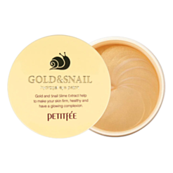 Патчи для глаз Petitfee Gold And Snail Hydrogel 60 шт.