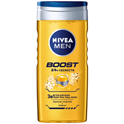 Duş Geli-Şampun Kişilər Üçün Nivea Men Boost 250 ml