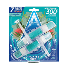 Блоки для Чистки Унитазов Astonish Foam&Fresh Eucalyptus 2 шт