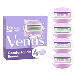 Təraş Bıçaqları Qadın Üçün Gillette Venus 3 Breeze 4 ədəd