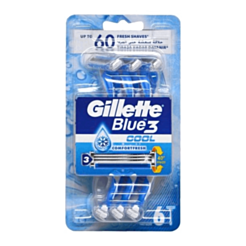 Kişi Üçün Birdəfəlik Ülgüc Gillette Blue 3 Cool 6 ədəd