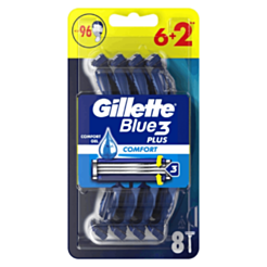 Станок одноразовый Gillette Blue 3 Comfort 6+2