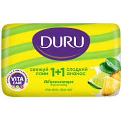 Bərk Sabun Duru 1+1 Limon 80 gr