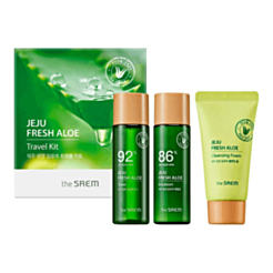 Üz Üçün Qulluq Dəsti The Saem Jeju Fresh Aloe Travel Kit