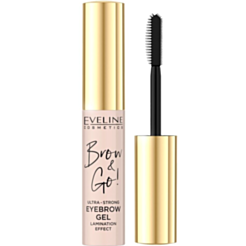 Фиксатор для бровей Eveline Brow & Go! Transparent Super Fix 6 мл