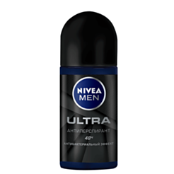 Roll On Dezodorant Kişilər Üçün Nivea Men Ultra Antibakterial Effekti 50 ml