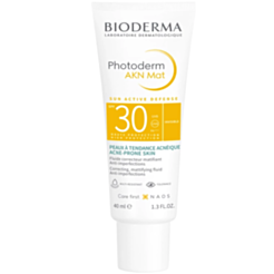 Günəşdən Qoruyucu Krem Bioderma Photoderm AKN Matlaşdırıcı Spf 30+ 40 ml