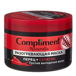 Маска для волос Compliment Naturalis Красный перец и кератин 500 мл