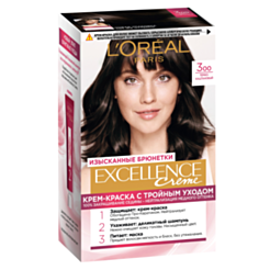 Краска для волос Loreal Excellence Темный Каштан 300