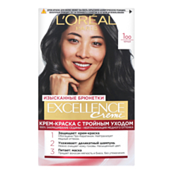 Saç Boyası Loreal Excellence Qara 100