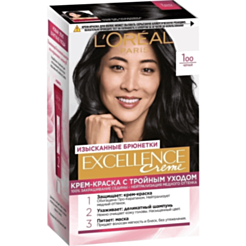 Краска для волос Loreal Excellence Черный 100