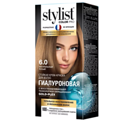 Краска для волос Fito Stylist Color Pro Hyaluron Натуральный русый 6.0 115 мл