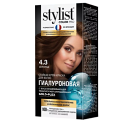 Краска для волос Fito Stylist Color Pro Hyaluron Шоколад 4.3 115 мл