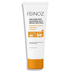 Günəşdən Qoruyucu Krem Sinoz Ləkələrə Qarşı Spf 50+ 50 ml