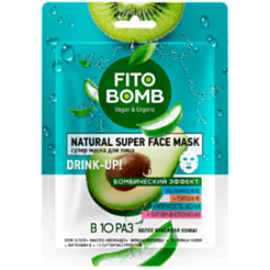 Parça Üz Maskası Fito Bomb Nəmləndirici & Vitamin Terapiyası & Elastiklik Və Qidalandırıcı 25 ml