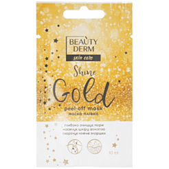 Маска для лица Beautyderm Peel-Off Gold 10 мл