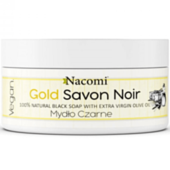 Мыло для умывания лица Nacomi Gold Savon Noir Soap с оливковым маслом 125 г