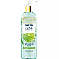 Гель для умывания лица Bielenda Fresh Juice Detoxification Lime 190 мл