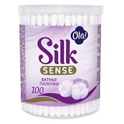 Pambıq Çubuqları Ola! Silk Qabda 100 ədəd