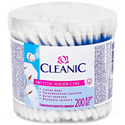 Pambıq Çubuqları Cleanic Dairəvi 200 ədəd