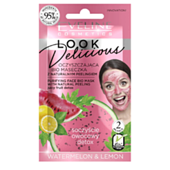 Üz Maskası Eveline Look Delicious Təmizləyici Watermelon & Lemon 10 ml