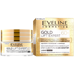 Üz Kremi Eveline Gold Lift Expert Cavanlaşdırıcı 60+ 50 ml