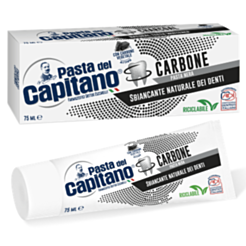 Diş Məcunu Pasta Del Capitano Aktivləşdirilmiş Karbon 75 ml