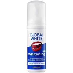 Ağız Boşluğu Üçün Ağardıcı Köpük Global White 50 ml