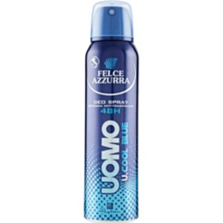 Sprey Dezodorant Kişilər Üçün Felce Azzurra Uomo Cool Blue 48H 150 ml