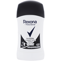 Stik Dezodorant Qadınlar Üçün Rexona Invisible Ağ Və Qara 40 ml