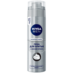 Пена для бритья Nivea Men Silver Defense 200 мл