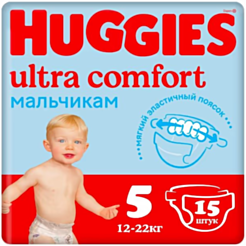 Uşaq bezi Huggies Ultra Comfort S5 15 əd 5029053543574