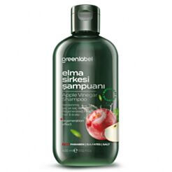 Şampun Greenlabel Bərpaedici və Saç Tökülməsinə Qarşı Alma Sirkəsi 400 ml