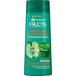 Şampun Garnier Fructis Tökülməsinə Meyilli Və Zəifləmiş Saçlar Üçün Alma 400 ml