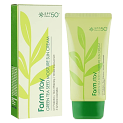 Günəşdən Qoruyucu Krem Farm Stay Green Tea Seed Nəmləndirici Yaşıl Çay Toxumu SPF50+ 70 ml