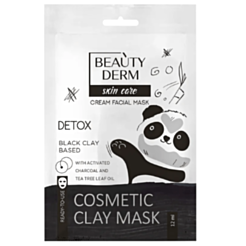 Üz maskası Beautyderm Qara Gil Detoks 12 ml