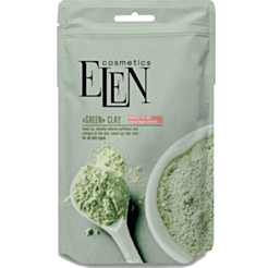 Üz maskası Elen Cosmetics Yaşıl Gil 40 gr