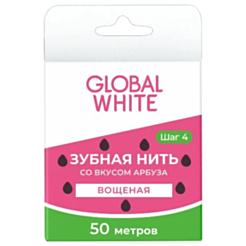 Зубная Нить Global White Арбуз 50 метров