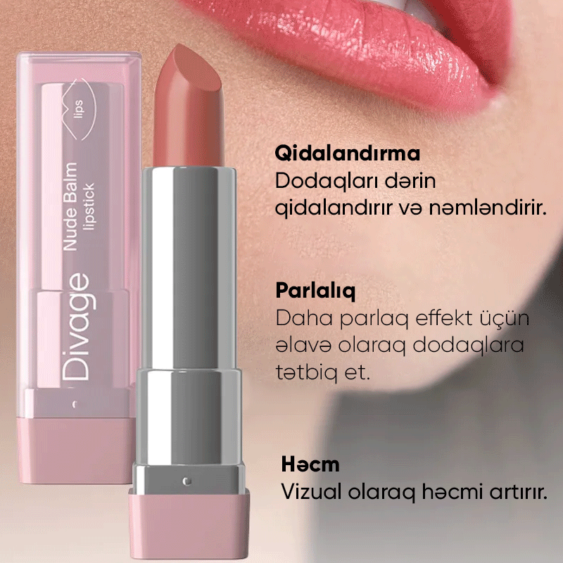 Divage Dodaq Boyası Divage Nude Balm 02 qiyməti Bakıda, Azərbaycanda — Olivia ...