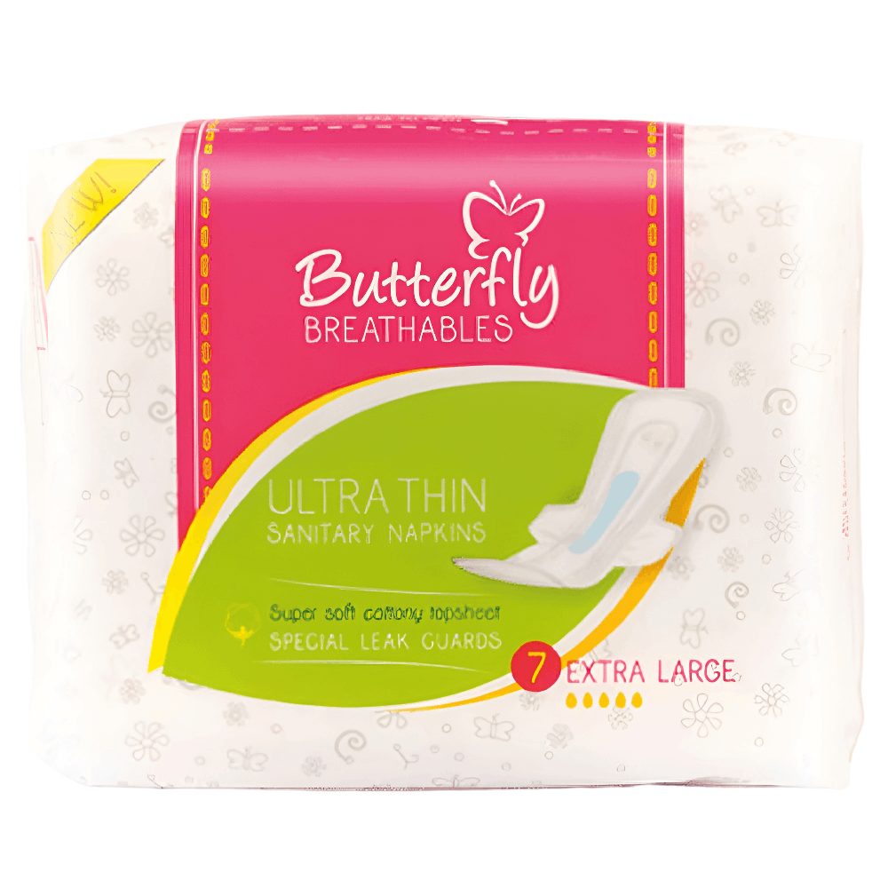 Qadın bezləri Butterfly Ultra Cottony XL 7 ədəd