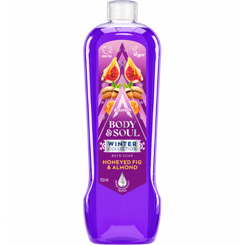 Duş üçün gel-köpük Astonish əncir və badam 750 ml