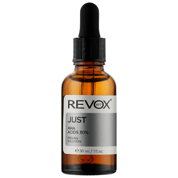 Üz üçün pilinq Revox B77 Just AHA turşuları 30% 30 ml