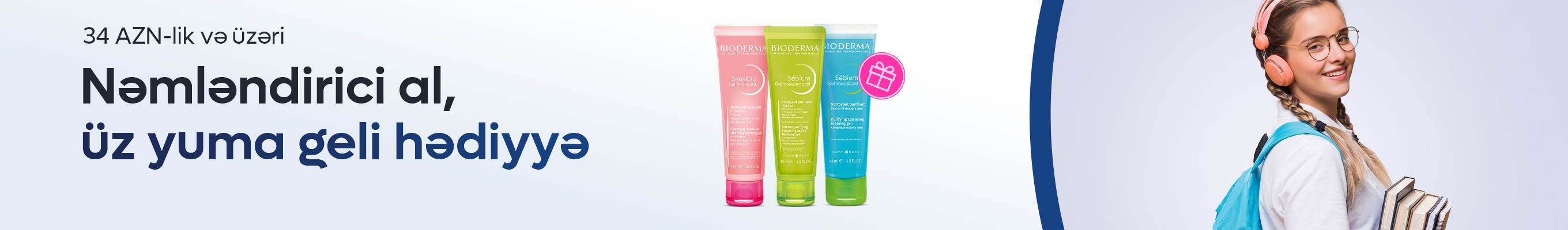 Bioderma-dan üz yuma geli hədiyyə